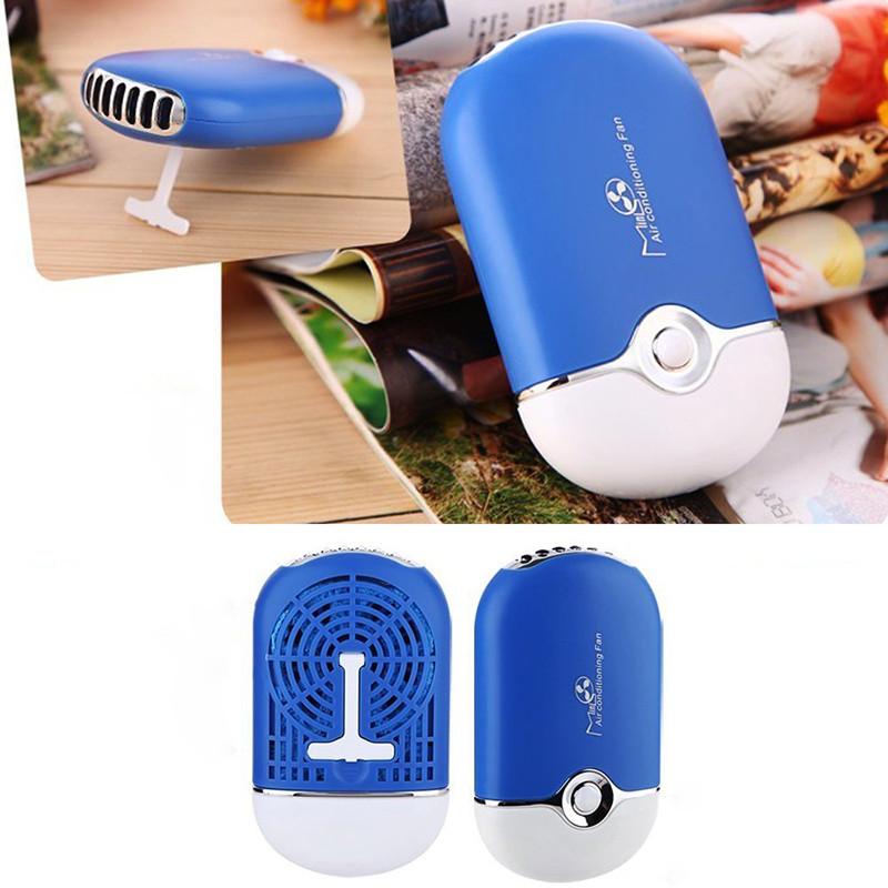 Handheld Mini Air Conditioner USB Rechargeable Cooling Fan