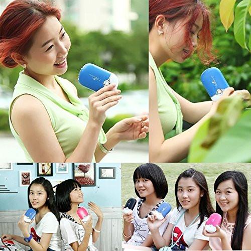 Handheld Mini Air Conditioner USB Rechargeable Cooling Fan