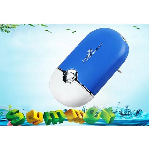 Handheld Mini Air Conditioner USB Rechargeable Cooling Fan