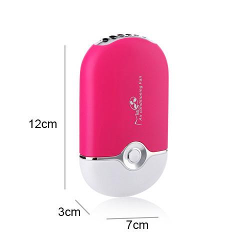 Handheld Mini Air Conditioner USB Rechargeable Cooling Fan