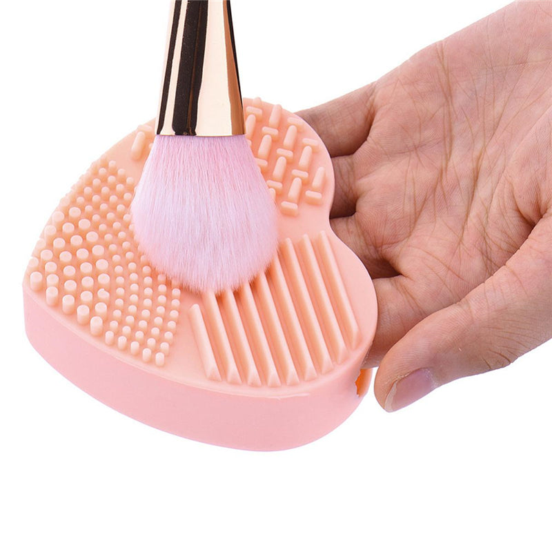 4pcs Silicone Makeup Brush Cleaner Pad Cleaning Mat