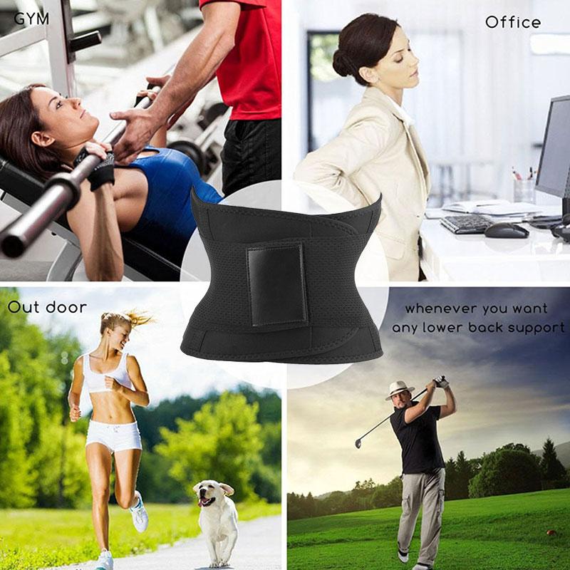 Unisex Hot Shaper Waist Trainer Neoprene Belt Waist Cincher Trimmer