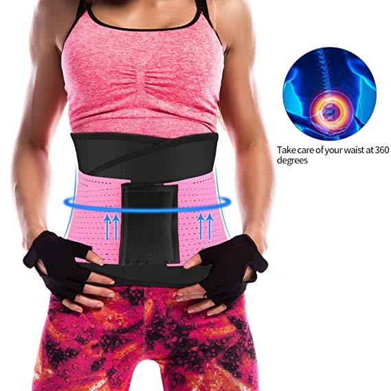 Unisex Hot Shaper Waist Trainer Neoprene Belt Waist Cincher Trimmer