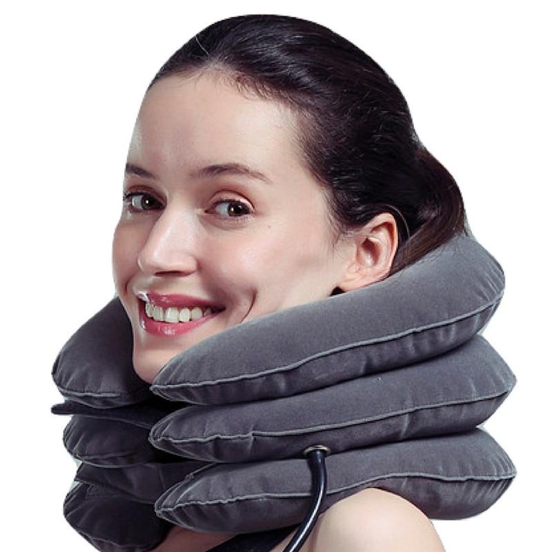 Shoulder Inflatable Inflatable Cervical Neck Shoulder Traction Device – Adjustable Neck Su ...