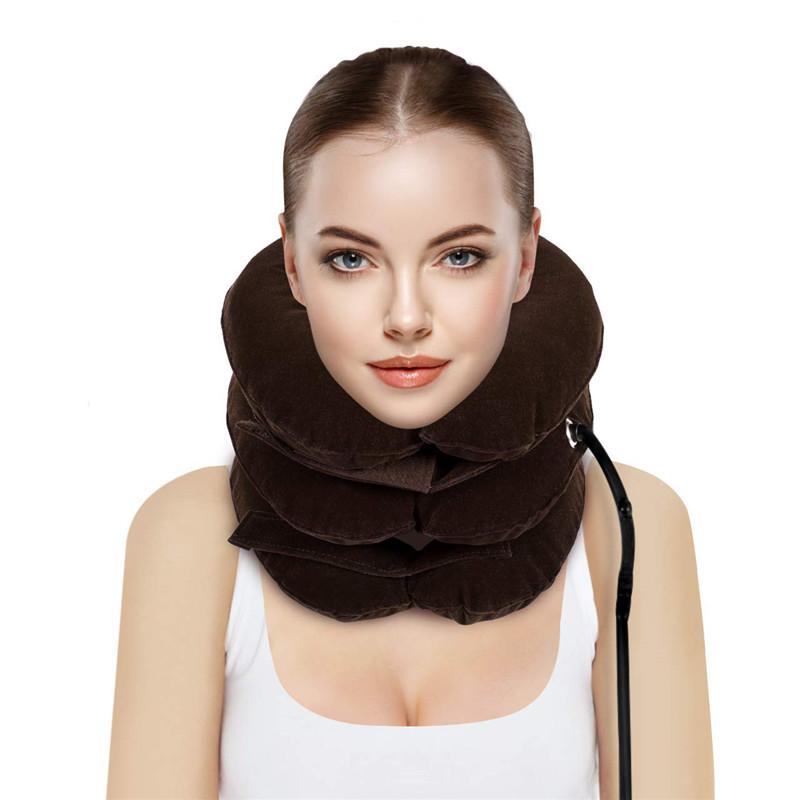 Shoulder Inflatable Inflatable Cervical Neck Shoulder Traction Device – Adjustable Neck Su ...