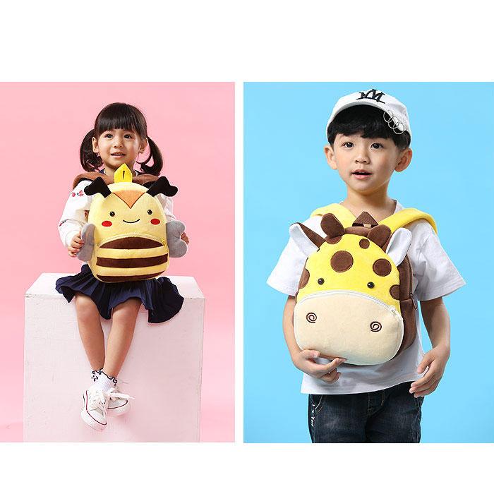 Kids Plush Backpack Animal Cartoon School Bags