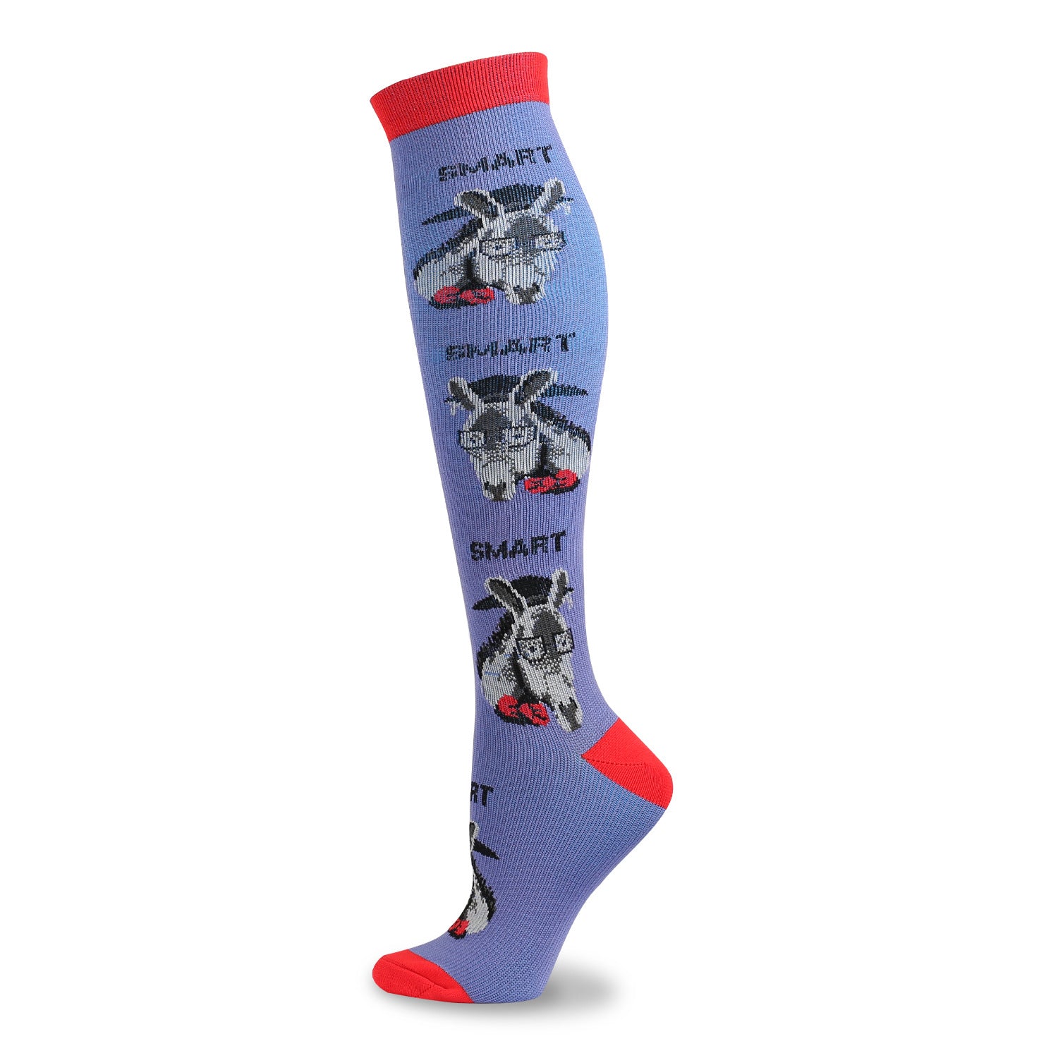 Unisex Animal Cartoon Nylon Sports Compression Socks Knee-High Stockings