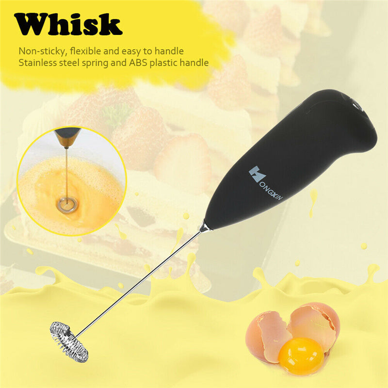 Mini Electric Handheld Milk Frother Drink Foamer Whisk Mixer Coffee Egg Beater