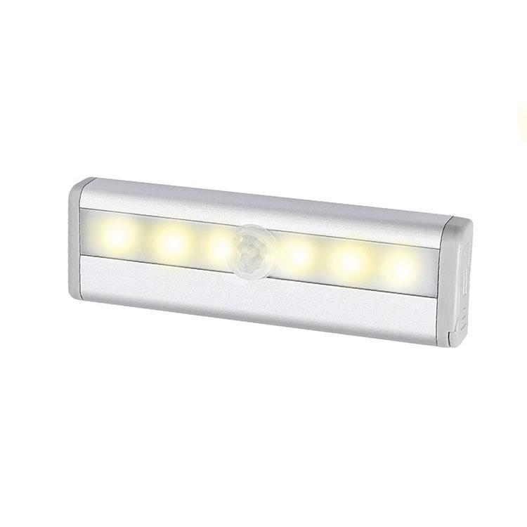 Motion Sensing 6-LED Closet Night Lights Battery Operated