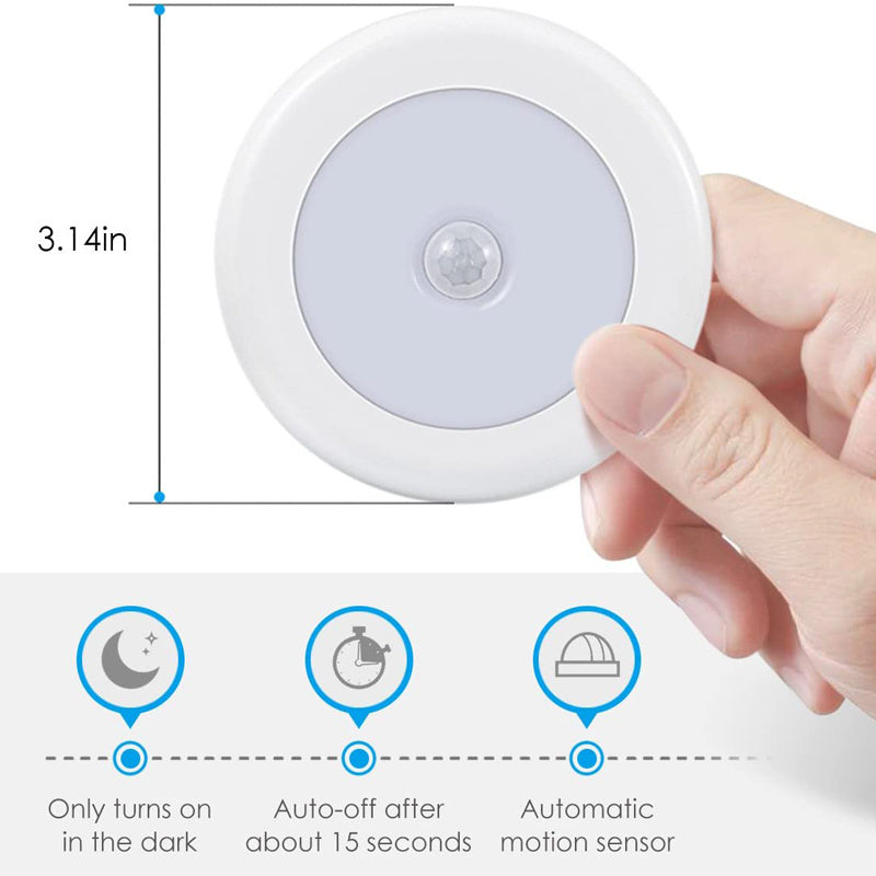 Wireless Motion Sensor LED Cabinet Night Lamp Bedside Lights