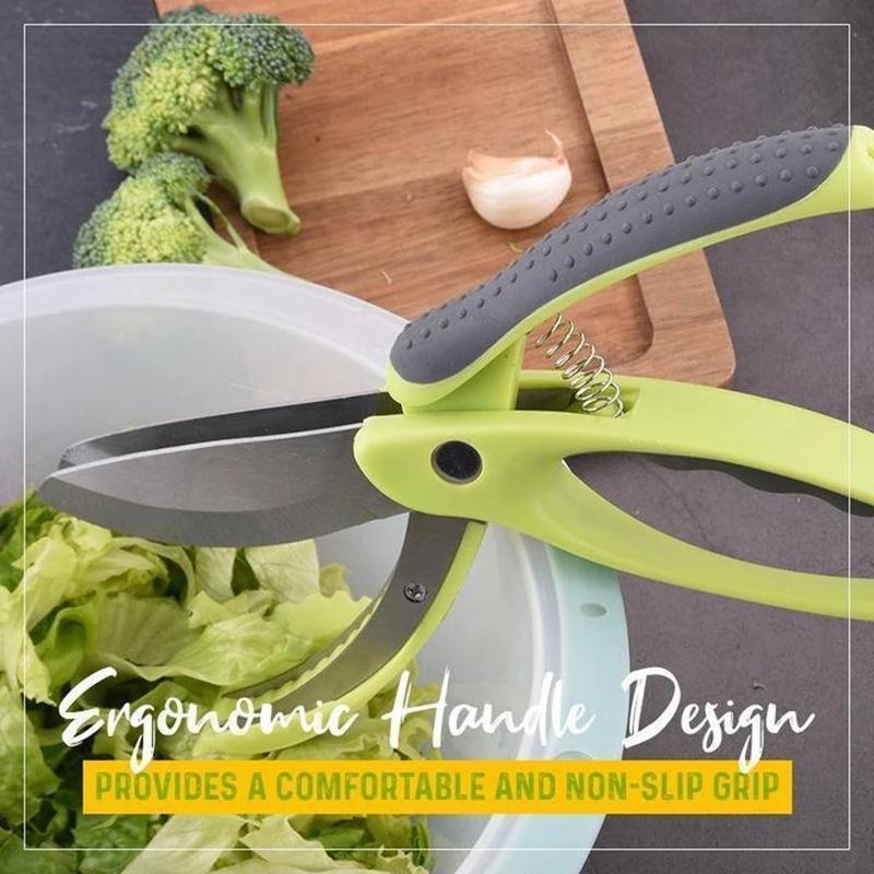 Herb Salad Vegetable Scissors Fruit Slicer Kitchen Gadgets