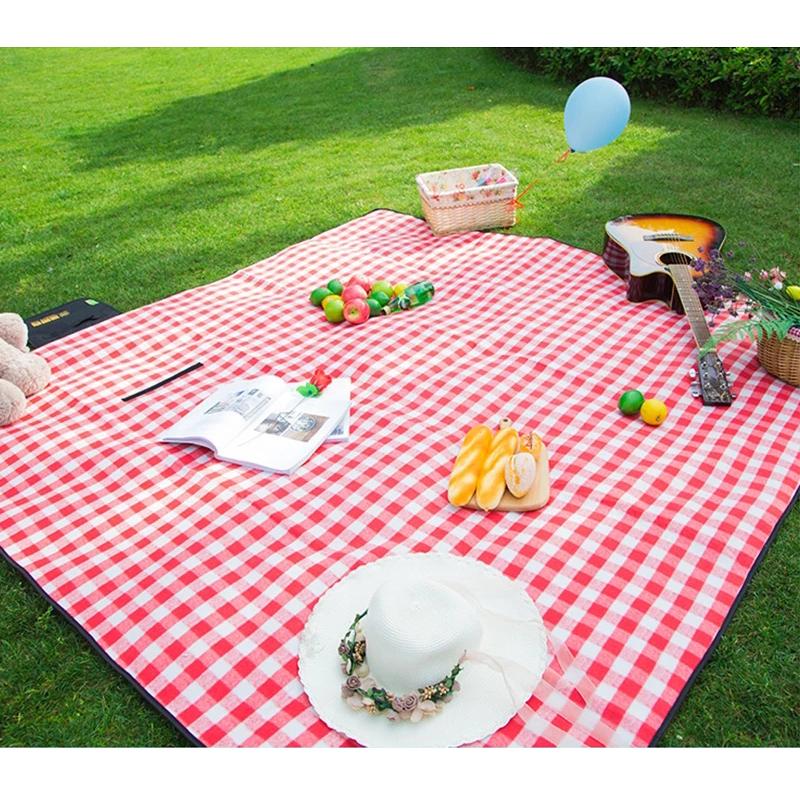 Outdoor Beach Oxford Blanket Waterproof Picnic Blankets Mats