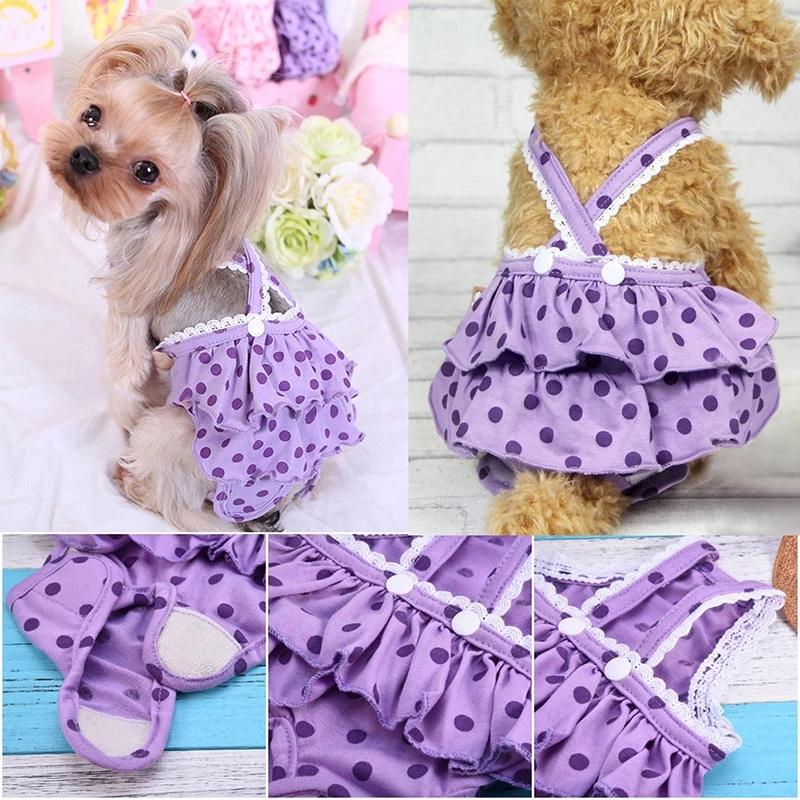 Adjustable Pet Dog Sanitary Diapers Physiological Pants Strap Panties