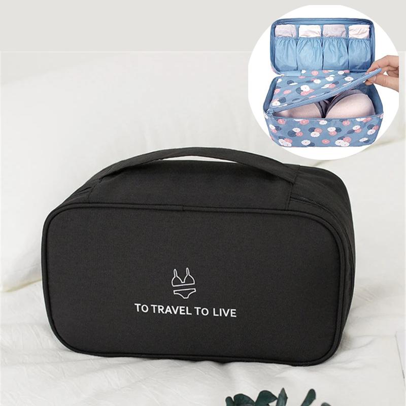 Portable Bra Underwear Sock Travel Organizer Storage Bag