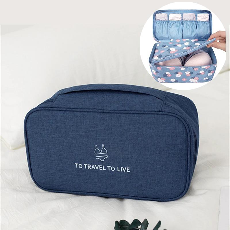 Portable Bra Underwear Sock Travel Organizer Storage Bag