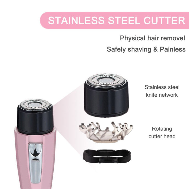 Portable Mini Battery Powered Women Painless Hair Remover