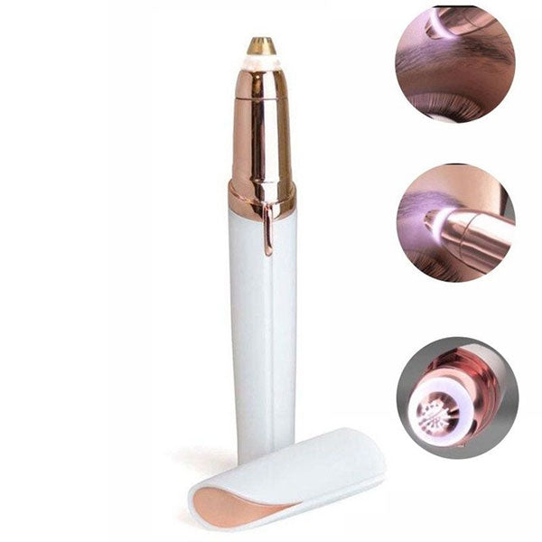 Portable Electric Painless Eyebrow Hair Trimmer Remover