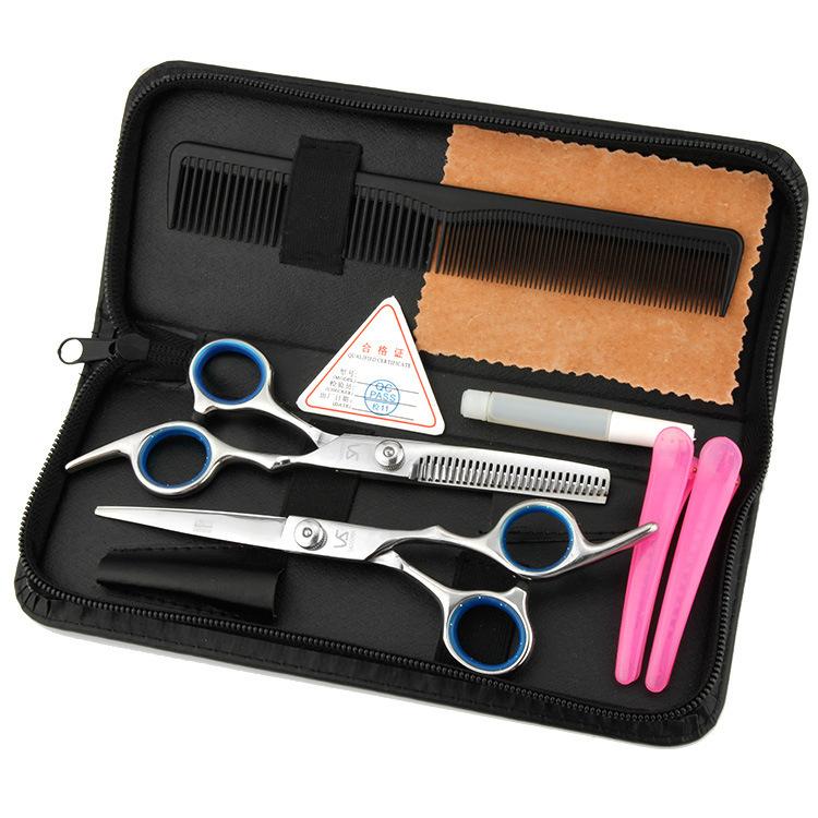 Professional Home Hair Cutting Scissors Kit for Men and Women