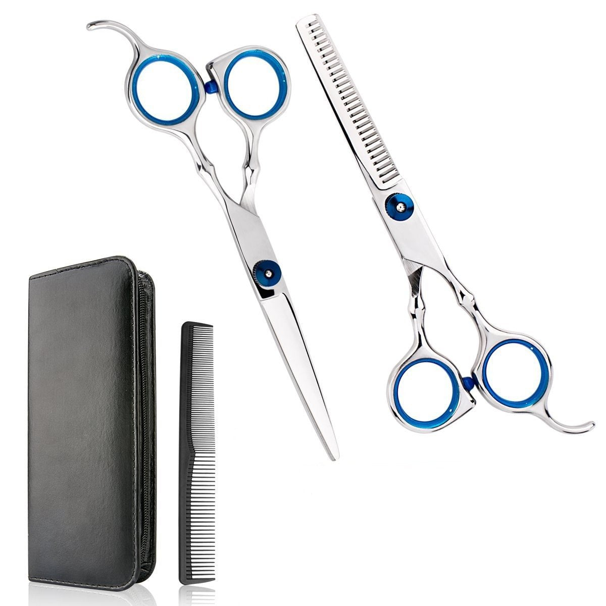 Professional Home Hair Cutting Scissors Kit for Men and Women