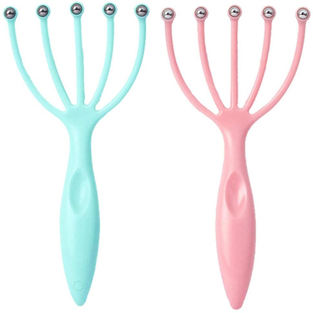 2pcs Protable Hand Held SPA Head Scalp Massager