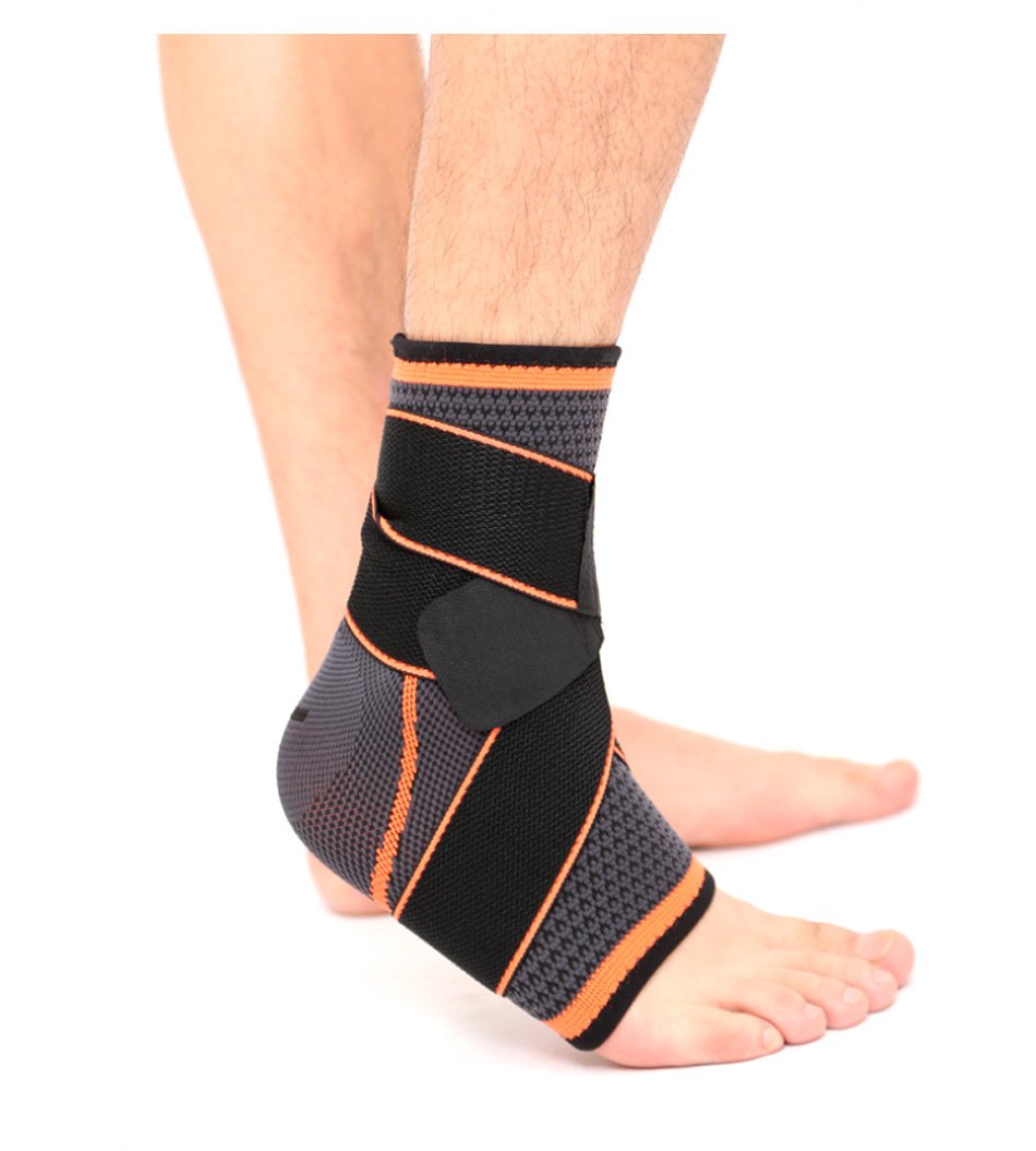 2pcs Protective Compression Sports Ankle Brace Strap Sleeves