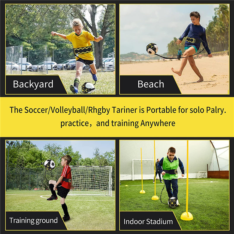 Solo Practice Trainer Soccer Volleyball Training Equipment Aid