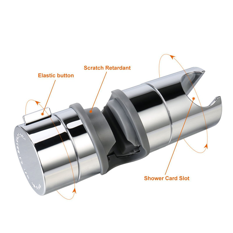 Universal 18-25MM Shower Riser Rail Bathroom Replacement Hand Shower B ...