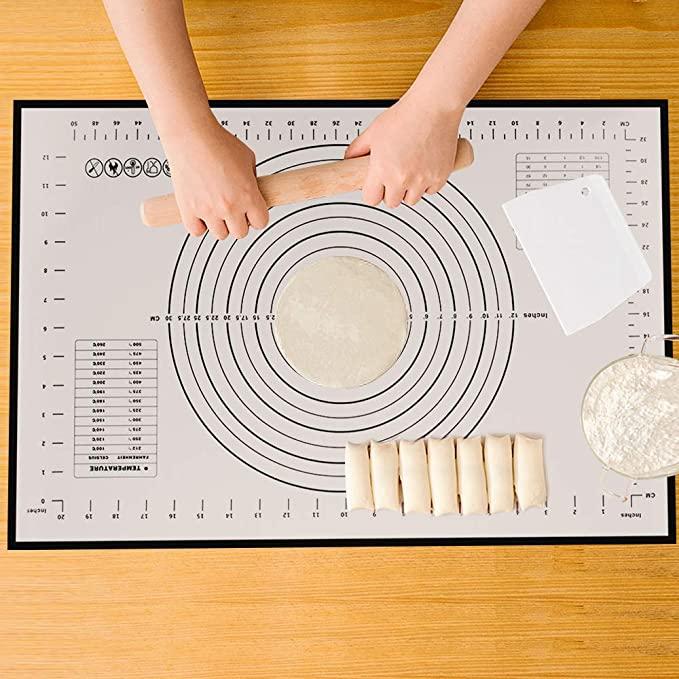 Silicone Non-Stick Baking Pastry Mat with Measurements – Wise Living NZ