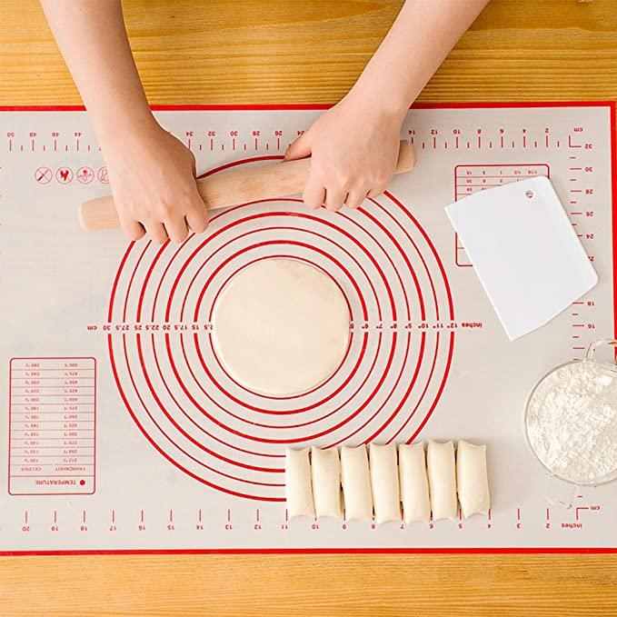 Silicone Non-Stick Baking Pastry Mat with Measurements – Wise Living NZ