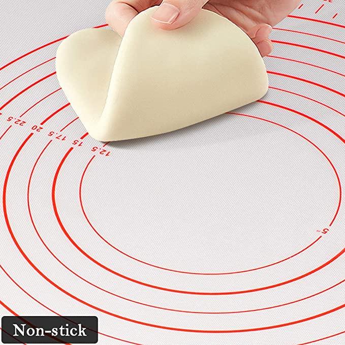 Silicone Non-Stick Baking Pastry Mat with Measurements