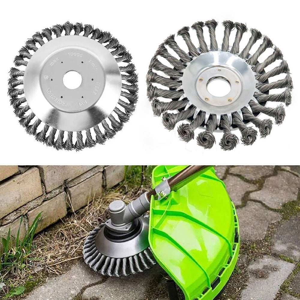6inch Steel Wired Grass Cutter Round Head Weed Trimmer Brush Blade Wise Living NZ