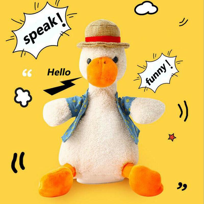 Talking Duck Electric Plush Stuffed Sound Recording Toy