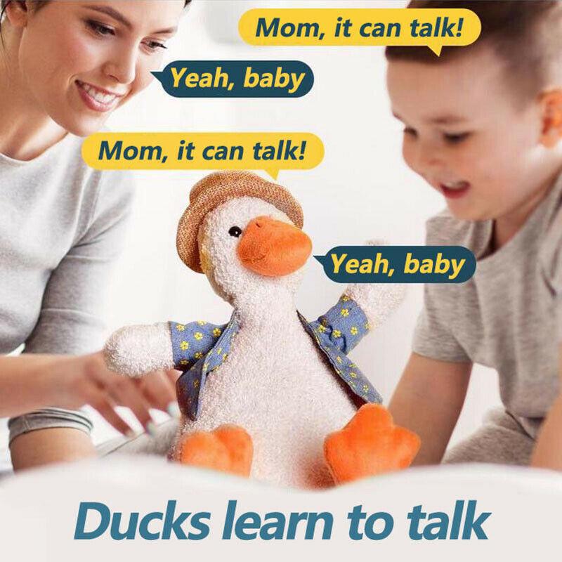 Talking Duck Electric Plush Stuffed Sound Recording Toy