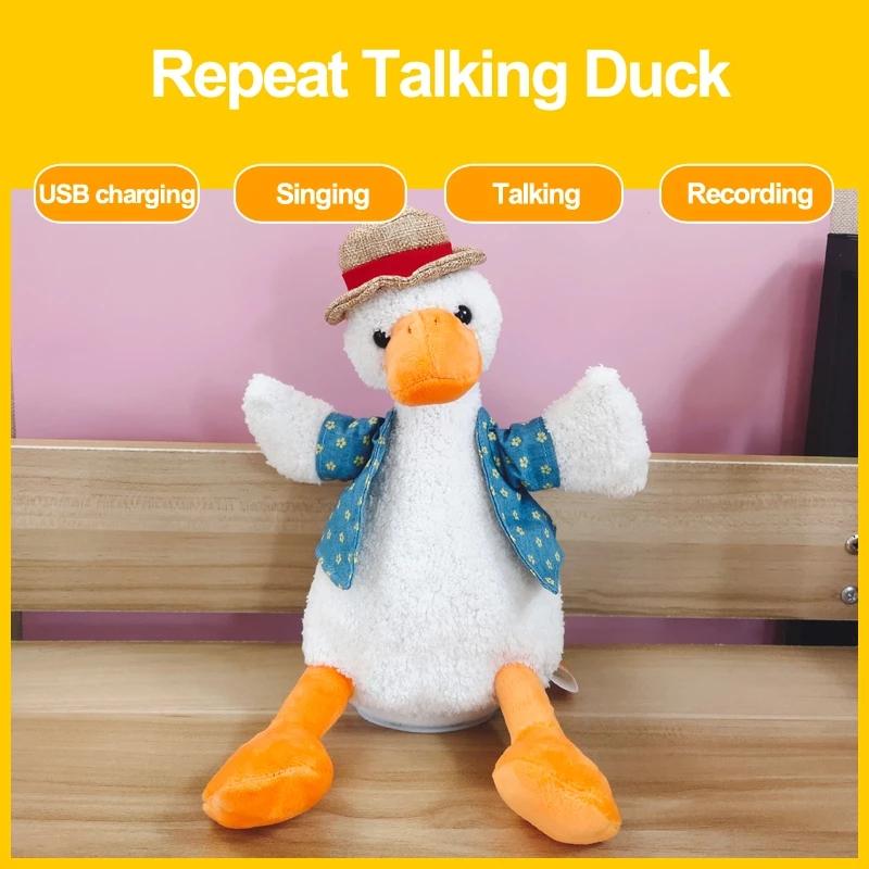 Talking Duck Electric Plush Stuffed Sound Recording Toy