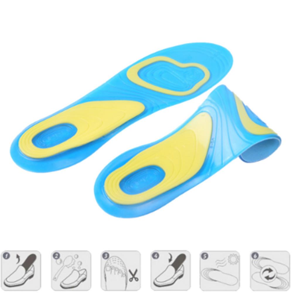 Thickening Shoes Insoles Silicone Gel Orthotic Foot Cushion Insert Pads