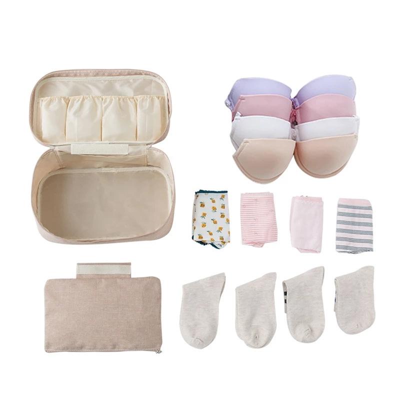 Portable Bra Underwear Sock Travel Organizer Storage Bag