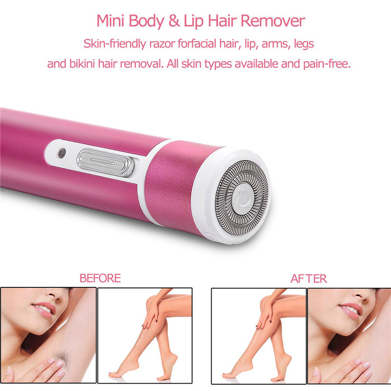 USB Powered 4 In 1 Body Hair Shaver Remover Set