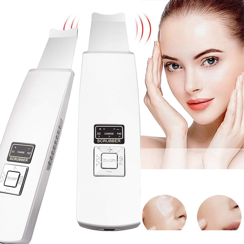 Ultrasonic Ionic Skin Scrubber with LCD Display