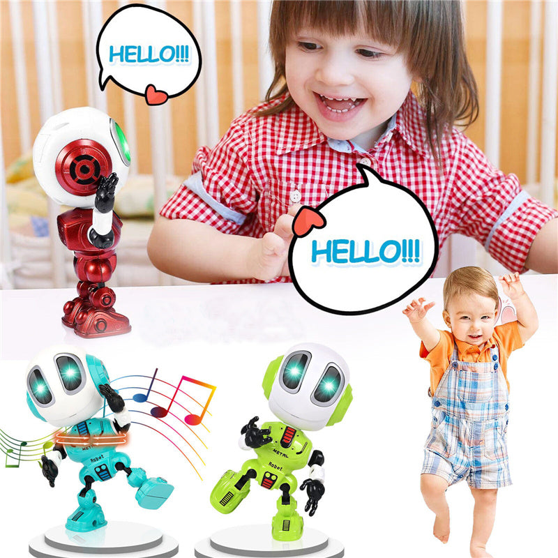 Rechargeable Interactive Talking Robot Toy Repeats Your Voice – Wise ...