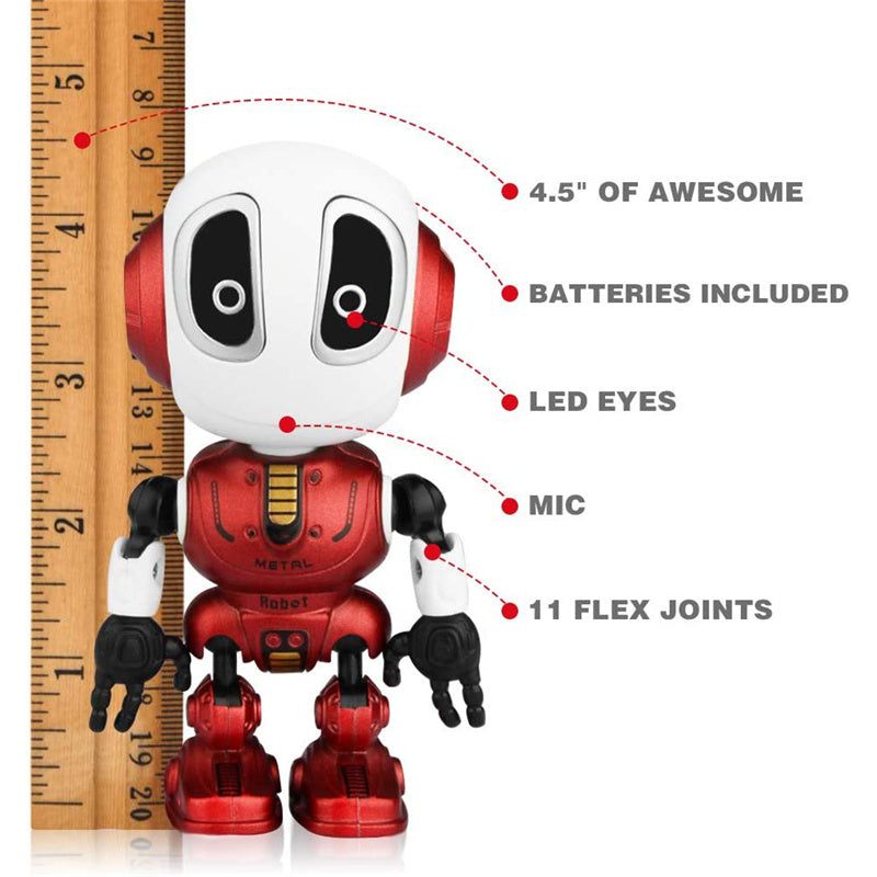 Rechargeable Interactive Talking Robot Toy Repeats Your Voice