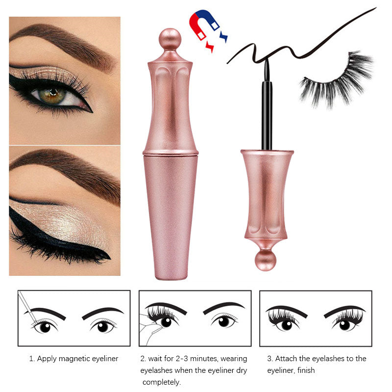 Waterproof Magnetic Liquid Eyeliner for Magnetic False Lashes
