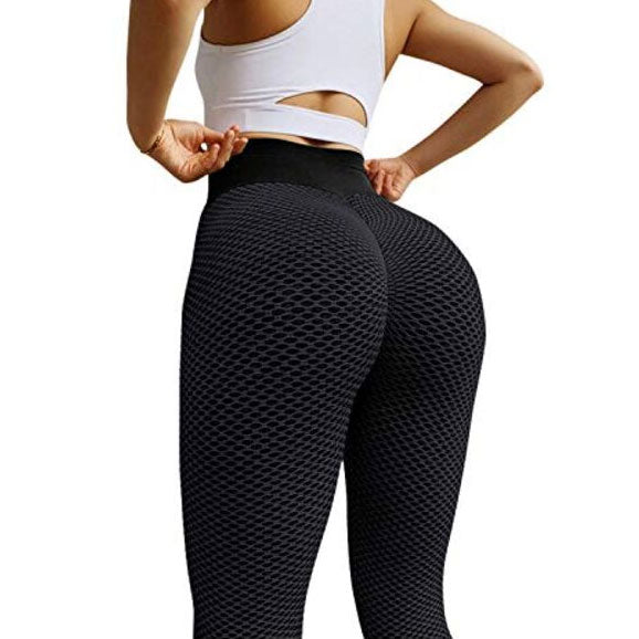 Honeycomb Scrunth Leggings Butt Lifting Yoga Tights for Women Gymwear