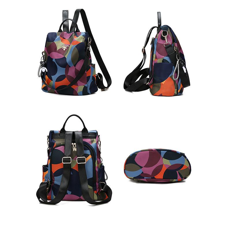 Women Fashion Anti-theft Waterproof Oxford Multifuction Backpack