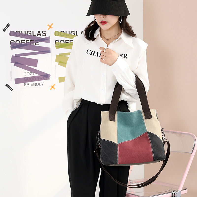 Women's Shoulder Crossbody The Tote Bag Canvas Convertible Bag