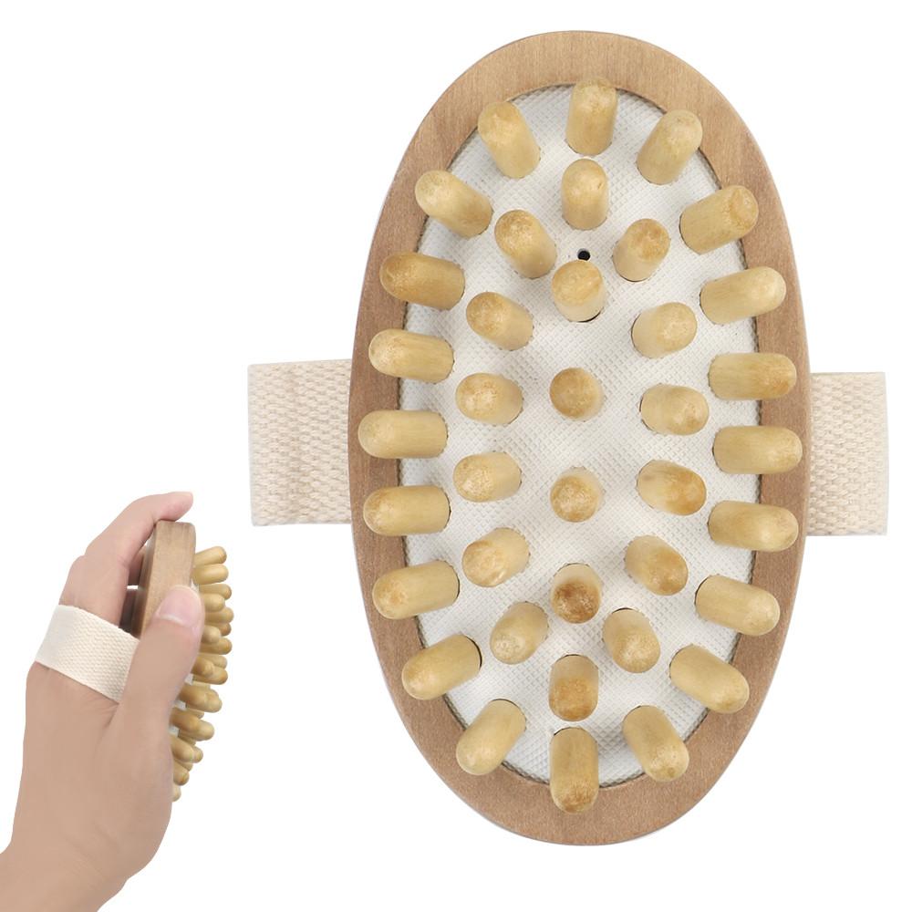 Wooden Body Massager SPA Shower Brush