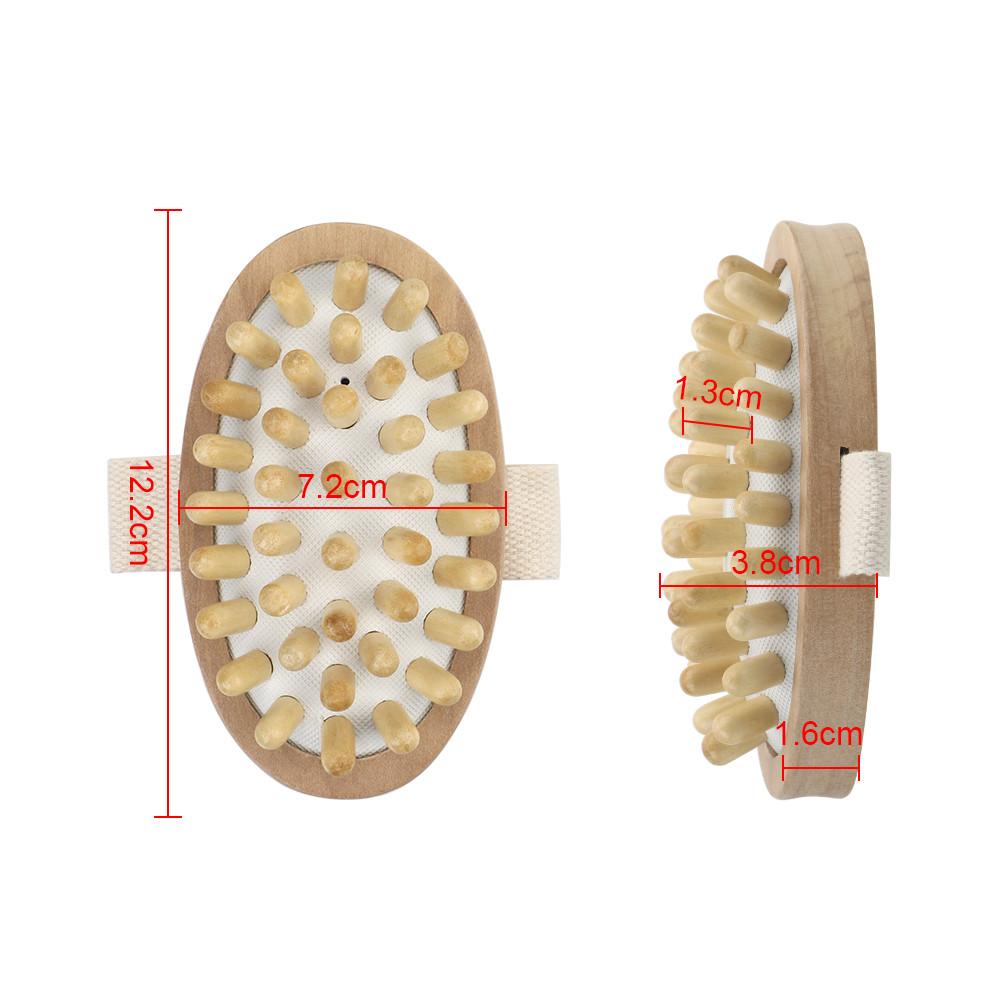 Wooden Body Massager SPA Shower Brush