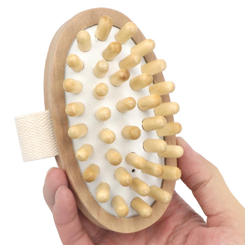 Wooden Body Massager SPA Shower Brush