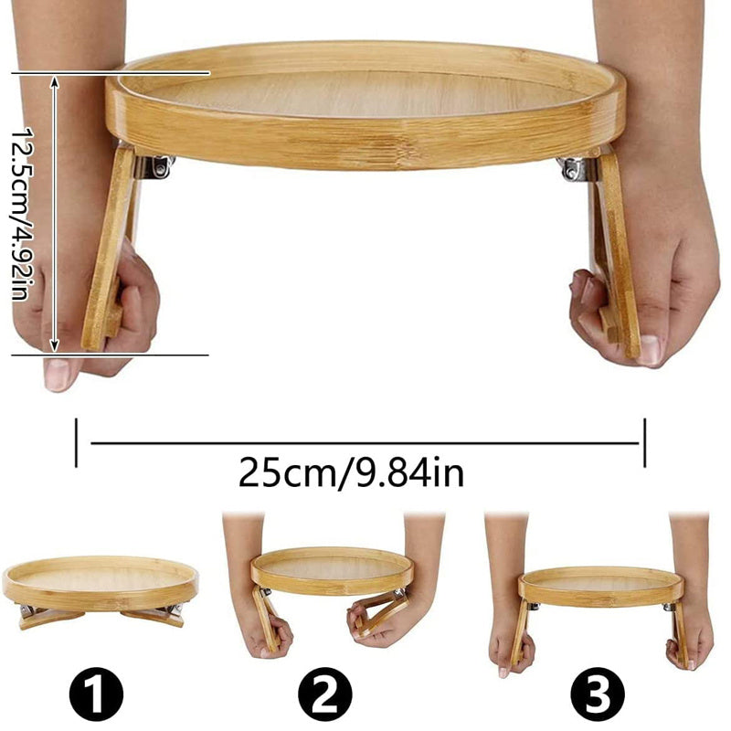 Wooden Sofa Armrest Tray