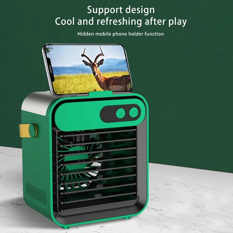 Portable USB Air Conditioner Cooler Fan Humidifier