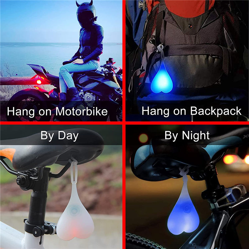 Bike Reflectors LED Bicycle Rear Lights Cycling Balls